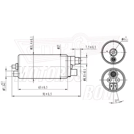 Benzinpumpa Honda / Kawasaki RMS