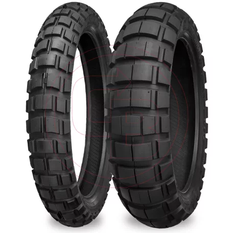 SHINKO gumiköpeny 120/90-18 805 65R TT hátsó kerékre M+S (DUAL)