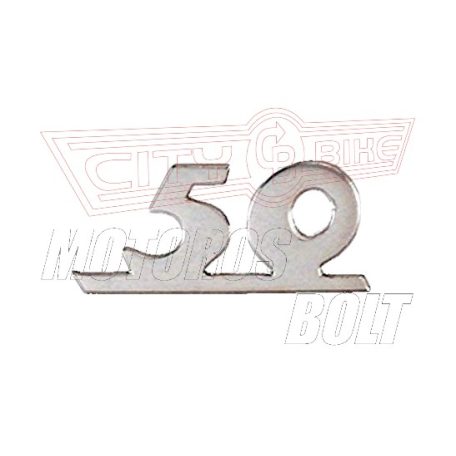 Felirat "50" ezüst RMS - tűzős