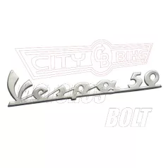 Felirat "Vespa 50" ezüst RMS - tűzős