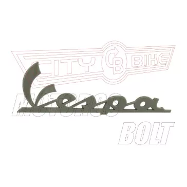 Felirat "VESPA" 15cm antracit szín (matrica)
