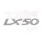 Felirat "LX 50" ezüst RMS (matrica)