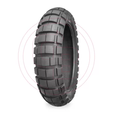 SHINKO gumiköpeny 150/70-18 805 70Q TL hátsó kerékre M+S