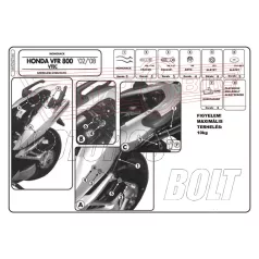 Csomagtartó alap Honda VFR 800 VTECH (02-11) GIVI
