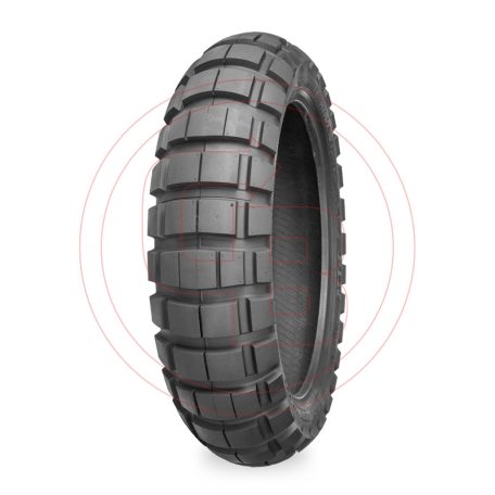 SHINKO gumiköpeny 170/60-17 805 72H TL hátsó kerékre M+S (DUAL)