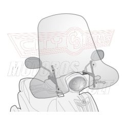   Plexi-szélvédő YAMAHA DELIGHT 114 (13-16), MBK FLIPPER 114 (13-14) GIVI