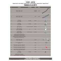 Csomagtartó alap Yamaha XSR 700 (2016-2018) GIVI