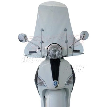 Plexi-szélvédő Piaggio Liberty, Vespa LX 50-200ccm 2003-2010 Fabbri - TARTÓVAL