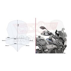   Plexi-szélvédő Yamaha Tracer 900 / Tracer 900 GT (2018-2019) GIVI