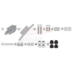   Kiegészítő szett oldaldoboz tartóhoz Yamaha Tracer 900 / Tracer 900 GT (2018-2019) GIVI