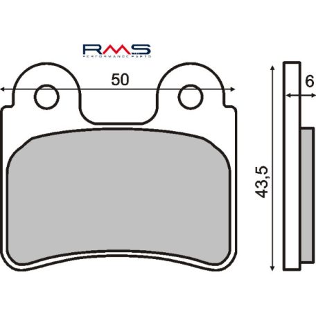 Fékbetét V003 RMS 225100640