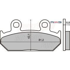 Fékbetét 84 RMS 225100831 kevlar
