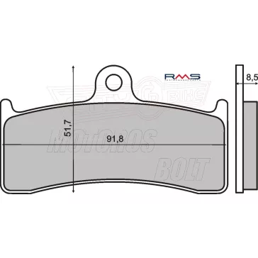 Fékbetét RMS 225101271 kevlar