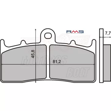 Fékbetét RMS 225101281 kevlar