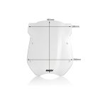 WRS TOP Touring szélvédő – BMW R 1200 R (2011–2014), átlátszó (felszerelő szett külön szükséges!)