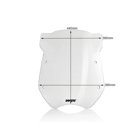 WRS TOP Touring szélvédő – BMW R 1200 R (2011–2014), átlátszó (felszerelő szett külön szükséges!)
