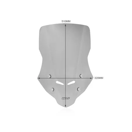 WRS motor szélvédő – füst színű plexi HONDA CB 750 HORNET- extra védelem túrázáshoz