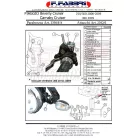 Plexi-szélvédő Piaggio Beverly Cruiser 250-500ccm / Carnaby Cruiser 300ccm Fabbri - TARTÓVAL