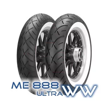   METZELER gumiköpeny 100/90-19 ME888 MARATHON ULTRA 57H TL M/C WWW fehér oldalfal első kerékre