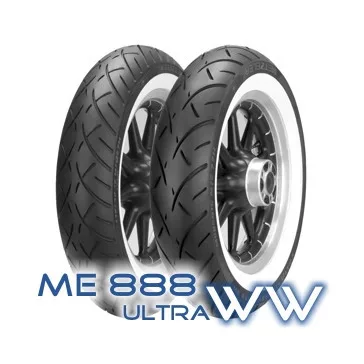   METZELER gumiköpeny 130/90B16 ME888 MARATHON ULTRA 73H TL M/C erősített WWW fehér oldalfal hátsó kerékre