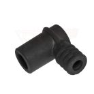 Szilikonos gumi gyertyapipa fekete    RMS