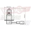 Izzó 12V 55W H3 RMS