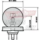 Izzó 12V 45/40W P45T RMS