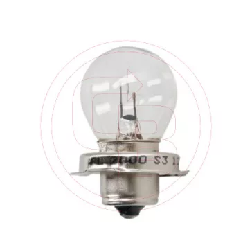 Izzó 12V 15W P26S tányéros RMS