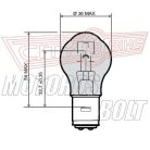 Izzó 12V 35/35W BA20D RMS E-jeles!!