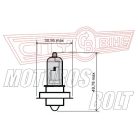 Izzó 12V 15W P26S tányéros halogén kék RMS