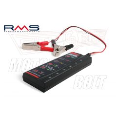 Akkumulátor + töltőáram teszter BS RMS