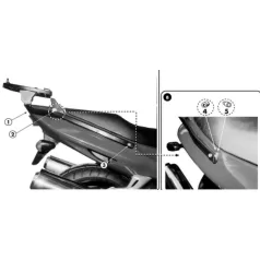 Csomagtartó alap Honda CBR 1100 XX (97-09) GIVI