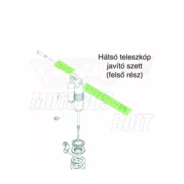 Teleszkóp javító hátsó felső Honda CR / CRF