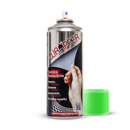 Festék spray WRAPPER fluo zöld 400 ml