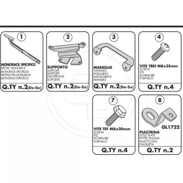 Csomagtartó alap Honda VFR 1200 F (10-16) GIVI