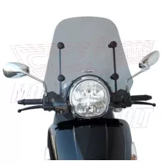   Plexi-szélvédő Aprilia Scarabeo Light 250-500ccm 2006-2010 Fabbri füst szín - TARTÓVAL