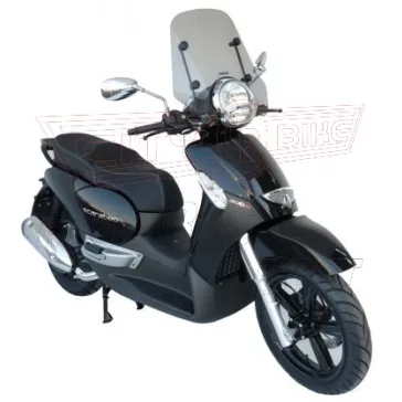   Plexi-szélvédő Aprilia Scarabeo Light 250-500ccm 2006-2010 Fabbri füst szín - TARTÓVAL