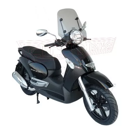 Plexi-szélvédő Aprilia Scarabeo Light 250-500ccm 2006-2010 Fabbri füst szín - TARTÓVAL