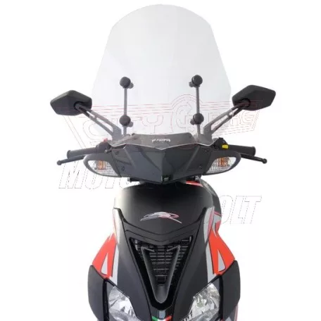 Szélvédő plexi tartóval Aprilia SR50 Factory 2004-től Fabbri - TARTÓVAL