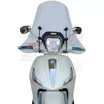   Plexi-szélvédő Piaggio Beverly 125/300/350ccm 2010-től Fabbri - TARTÓVAL