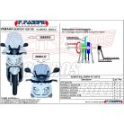 Plexi-szélvédő Yamaha Xenter 125-150ccm 2012-től Fabbri