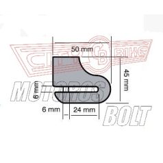 Tárcsafékzár RMS MICRO 6mm csap, 50mm ház + táska