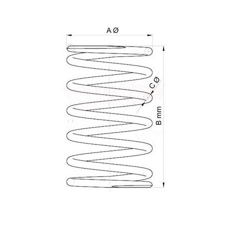 Kuplungrugó nagy  Honda @ 125     Malossi