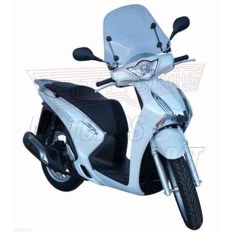Plexi-szélvédő Honda SH 125i-150i ccm 2013-2016 Fabbri füst színű - TARTÓVAL