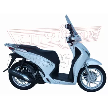   Plexi-szélvédő Honda SH 125i-150i ccm 2013-2016 Fabbri füst színű - TARTÓVAL