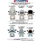 Plexi-szélvédő Honda SH 125i-150i ccm 2013-2016 Fabbri füst színű - TARTÓVAL