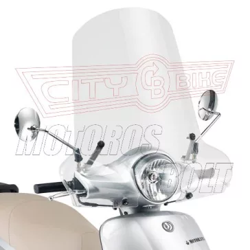 Plexi-szélvédő SYM FIDDLE II 50-125 (09-14) GIVI