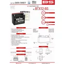 Akkumulátor BS BTX12-BS 12V 10AH 180A(EN)