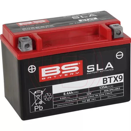 Akkumulátor BS SLA BTX9 12V 8AH 135A(EN)