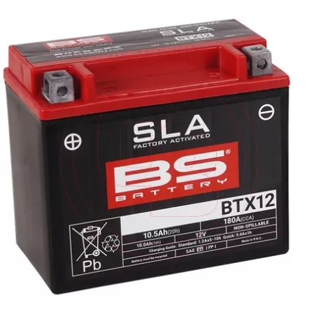 Akkumulátor BS SLA BTX12 12V 10AH 180A